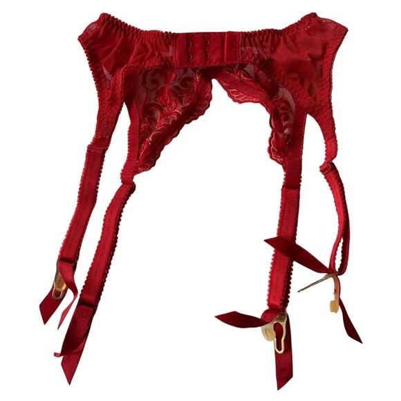 Felina Vintage Lingerie Set - Bustier Panty & Garter Belt 34C Small - Picture 7 of 15